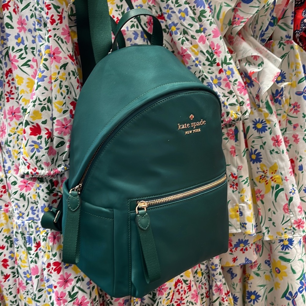 Kate Spade Chelsea Medium Backpack 
COLOR: Deep Jade 
NWT - Picture 13 of 16